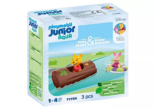 PLAYMOBIL #71705 Junior & Disney - Winnie the Pooh's & Piglet's Water Adventure NEW!