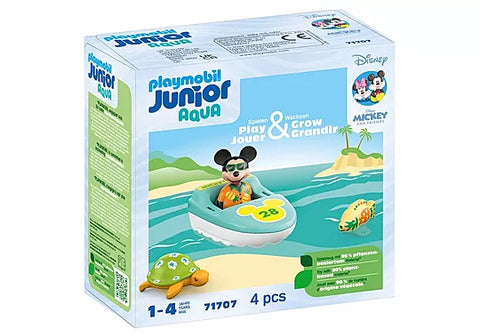 PLAYMOBIL #71707 Junior & Disney: Mickey Mouse's Boat Tour NEW!