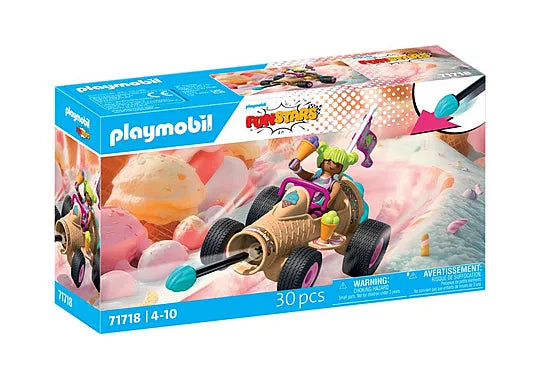 Playmobil #71718 Racing Ice Cream Cone - Brand New!