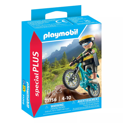 Playmobil #71756 SpecialPlus Mountain Biker - Brand New!