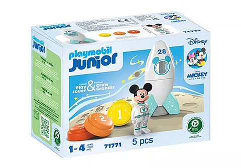 Playmobil Junior #71771 Mickey Mouse's Rocket Space Adventure - Brand New!