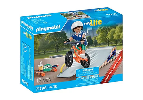 Playmobil #71798 Skateboarder with Ramp - Brand New!
