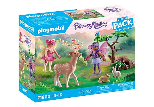 Playmobil #71800 Starter Pack Fairies with Forest Animals - Brand New!