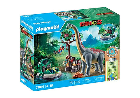 Playmobil #71819 Brachiosaurus with Hovercraft - Brand New!