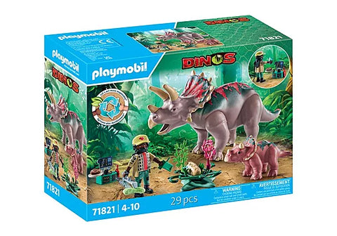 Playmobil #71821 Triceratops Family - Brand New!