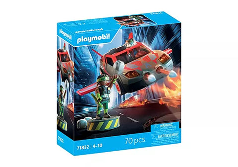Playmobil #71832 Hero with Vehicle - Brand New!