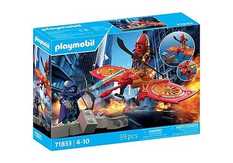 Playmobil #71833 Hero Drone Fight with Evil Ninja - Brand New!