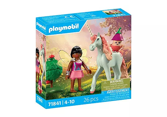 Playmobil #71841 Unicorn Sky Rose with Fairy - Brand New!