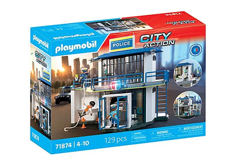 Playmobil #71874 Police Station with Investigation Room - Brand New!
