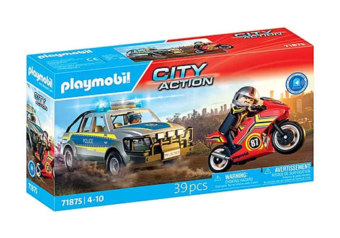 Playmobil #71875 Police Chase with Pick-Up Truck - Brand New!
