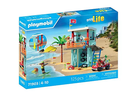 Playmobil #71903 Lifeguard Tower with Beach Buggy - Brand New!