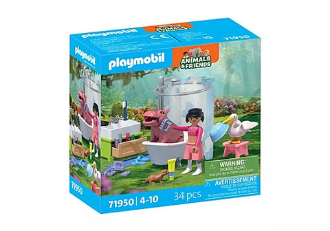 Playmobil #71950 Animal Bathtime - Brand New!