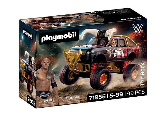 Playmobil #71955 WWE The Rock Monster Truck - Brand New!