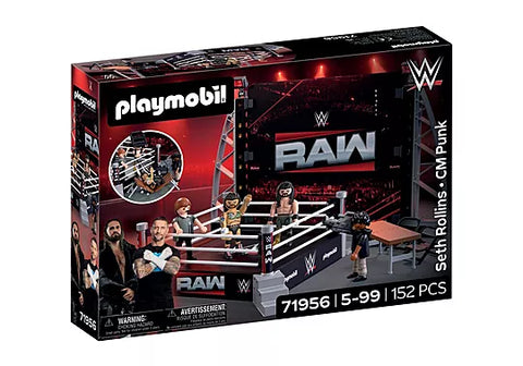 Playmobil #71956 WWE RAW Ring Collectors Set - Brand New!