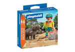 Playmobil #72025 DuoPack Ranger with Rhino - Brand New!