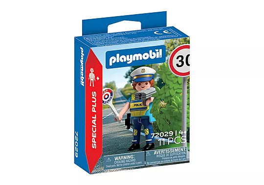 Playmobil #72029 Special Plus Police Officer with Speed Detector - Brand New!