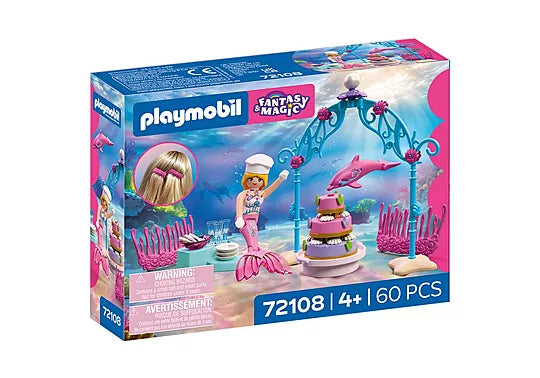 Playmobil #72108 Mermaid Underwater Wedding Buffet - Brand New!