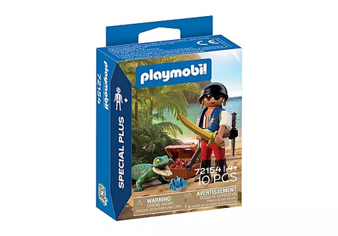 Playmobil #72154 Pirate with Caiman - Brand New!
