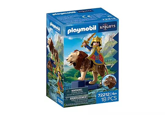 Playmobil #72212 Lion with Golden Knight - Brand New!