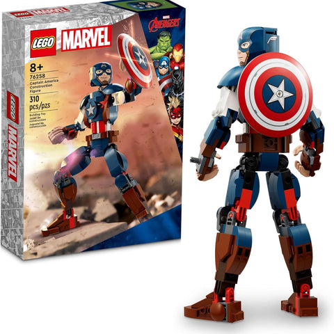 LEGO Marvel #76258 Captain America Construction Figure - Brand New!