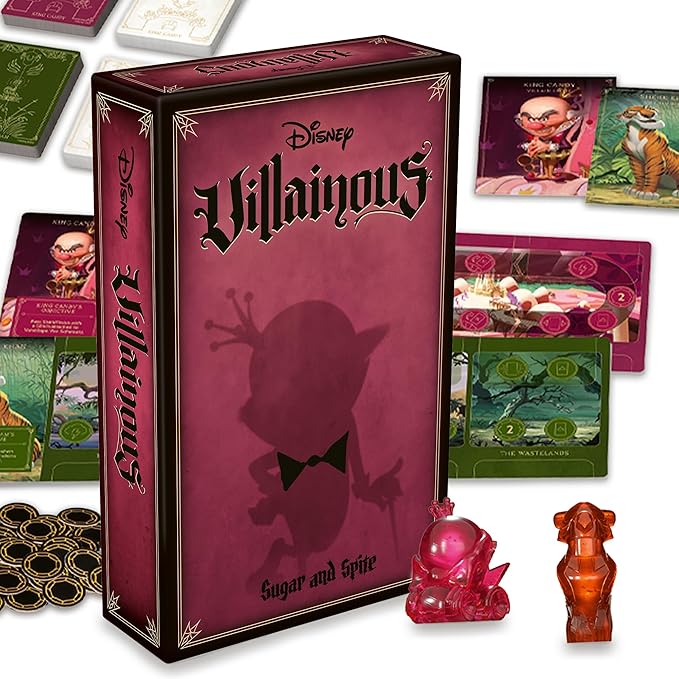 Ravensburger Disney Villainous - Sugar & Spite Strategy Board Game - Compatible with Other Villainous Games