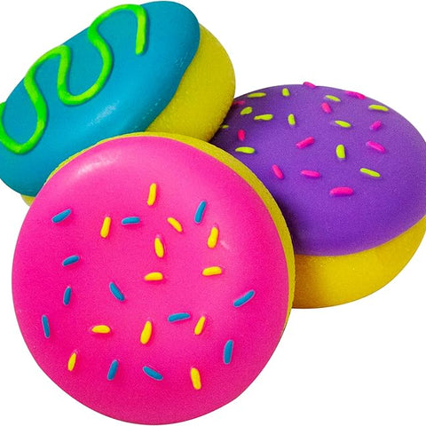 Schylling NeeDoh Jelly Donut - Sensory Fidget Toy Assorted Colors - Brand New!