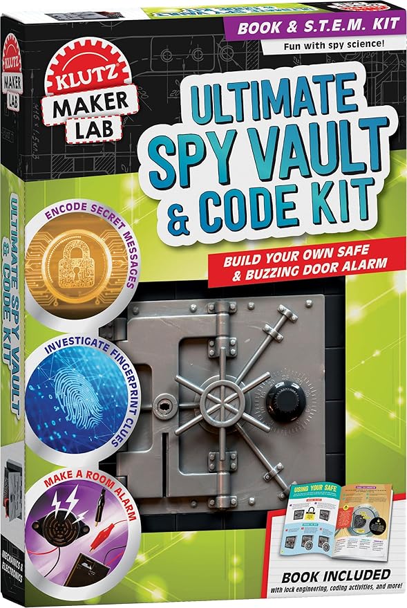 Klutz STEAM Lab Ultimate Spy Vault and Code Kit - Brand New!