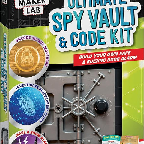 Klutz STEAM Lab Ultimate Spy Vault and Code Kit - Brand New!