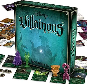 Ravensburger Disney Villainous - Introduction to Evil Strategy Board Game - Compatible with Other Villainous Games - Includes Lorcana Promo Card