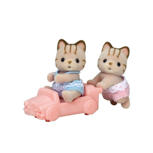 Calico Critters #C2118 Sandy Cat Twins - Brand New!