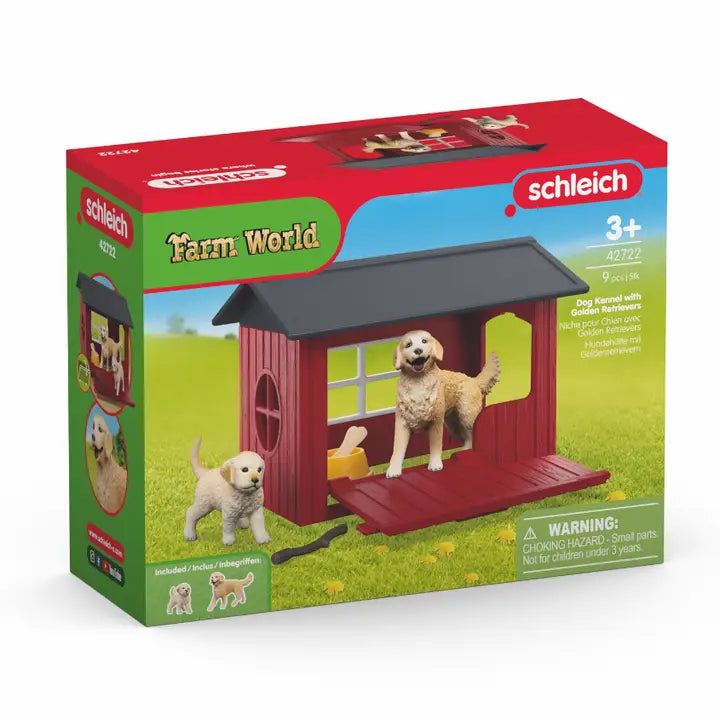 Schleich #42722 Dog Kennel Play Set - Brand New!