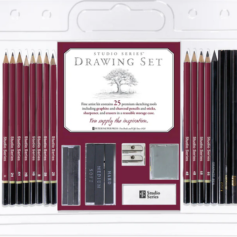 Peter Pauper Press Studio Series Drawing Set - Brand New!