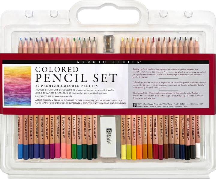 Peter Pauper Press Studio Series Colored Pencil Set - Brand New!