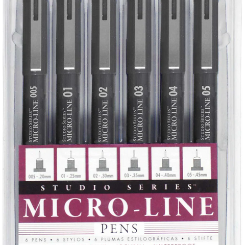 Peter Pauper Press Studio Series Micro-Line Pens Set - Brand New!