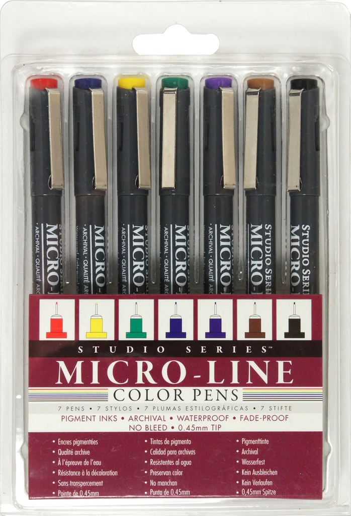 Peter Pauper Press Studio Series Micro-Line Colored Pen Set - Brand New!