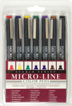 Peter Pauper Press Studio Series Micro-Line Colored Pen Set - Brand New!