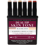 Peter Pauper Press Studio Series Skin-tone Dual Tip Alcohol Markers - Brand New!