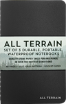 Peter Pauper Press All Terrain Waterproof Notebooks - Brand New!