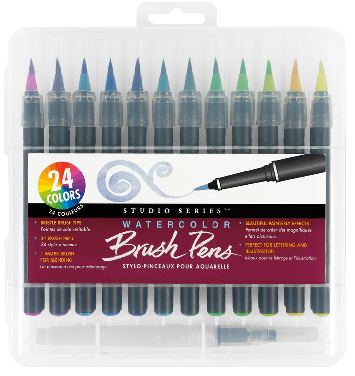 Peter Pauper Press Studio Series Watercolor Brush Pens - Brand New!