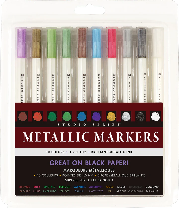 Peter Pauper Press Metallic Markers - Brand New!