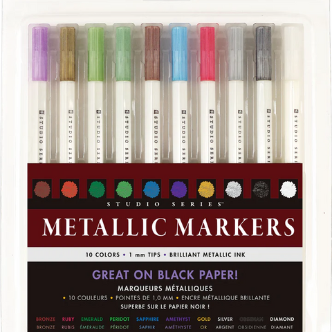 Peter Pauper Press Metallic Markers - Brand New!