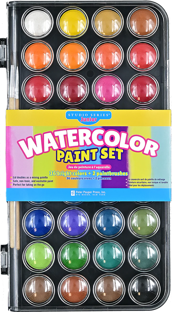 Peter Pauper Press Studio Series Junior Watercolor Paint Set - Brand New!