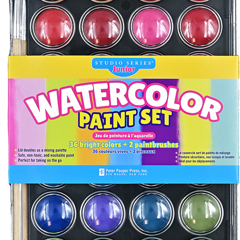 Peter Pauper Press Studio Series Junior Watercolor Paint Set - Brand New!