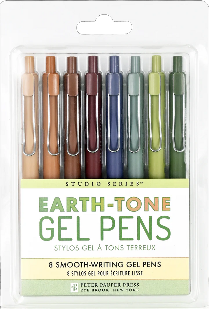 Peter Pauper Press Earth-Tone Gel Pens - Brand New!