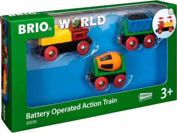 BRIO #33319 Battery Operated Action Train - Brand New!