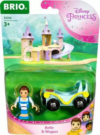 BRIO #33356 Disney Princess Belle and Wagon - Brand New!