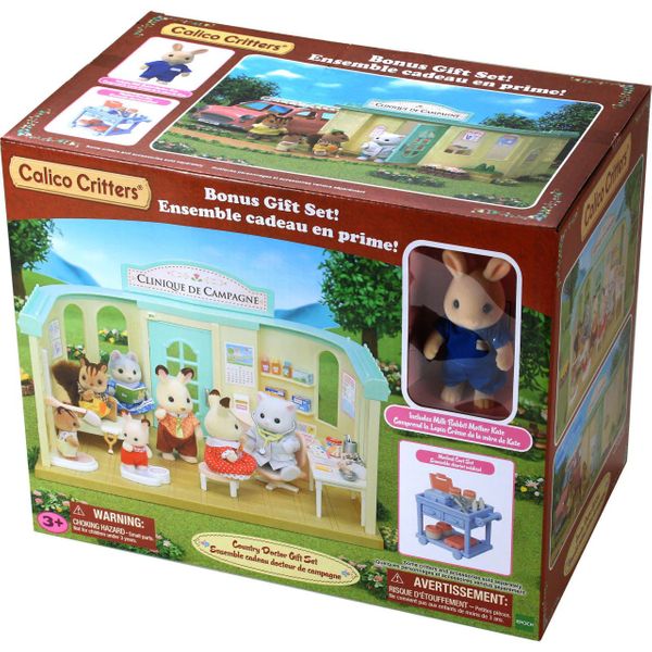 CALICO CRITTERS #CC2086 Country Doctor Gift Set NEW!