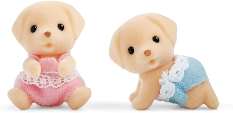 Calico Critters #CC2131 Yellow Labrador Twins