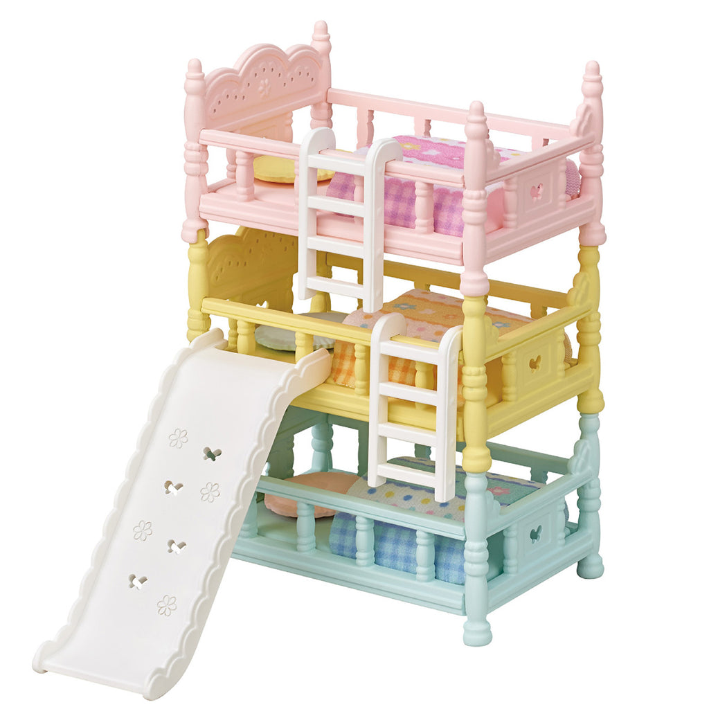 Calico Critter #CC2164 Triple Baby Bunkbeds