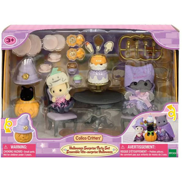 CALICO CRITTERS #CC2183 Halloween Surprise Party Set NEW!